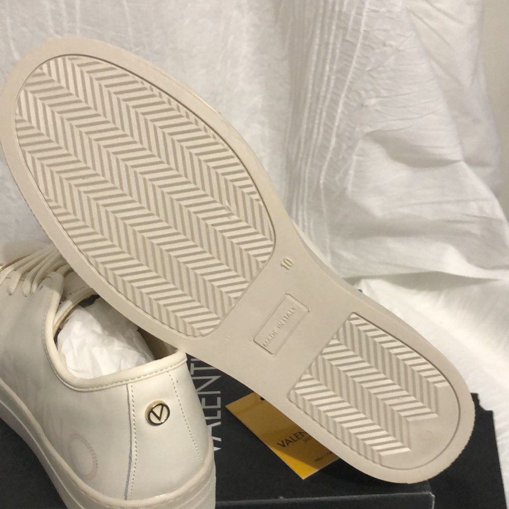Valentino Dalia Cream Sneakers NWT size 10 - Picture 6 of 9